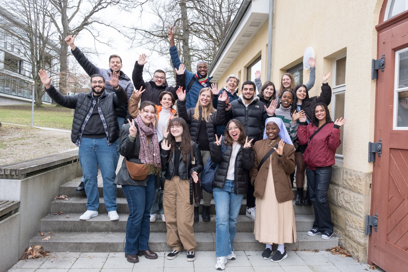 Gruppenfoto der Gaststudierende der DHBW Villingen-Schwenningen