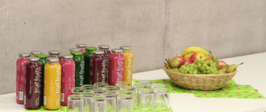 Smoothies während des Gesundheitstags
