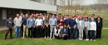 Mitglieder des Studierendenparlaments der DHBW mit Christa Nägele und Prof. Dr. Ulrich Kotthaus