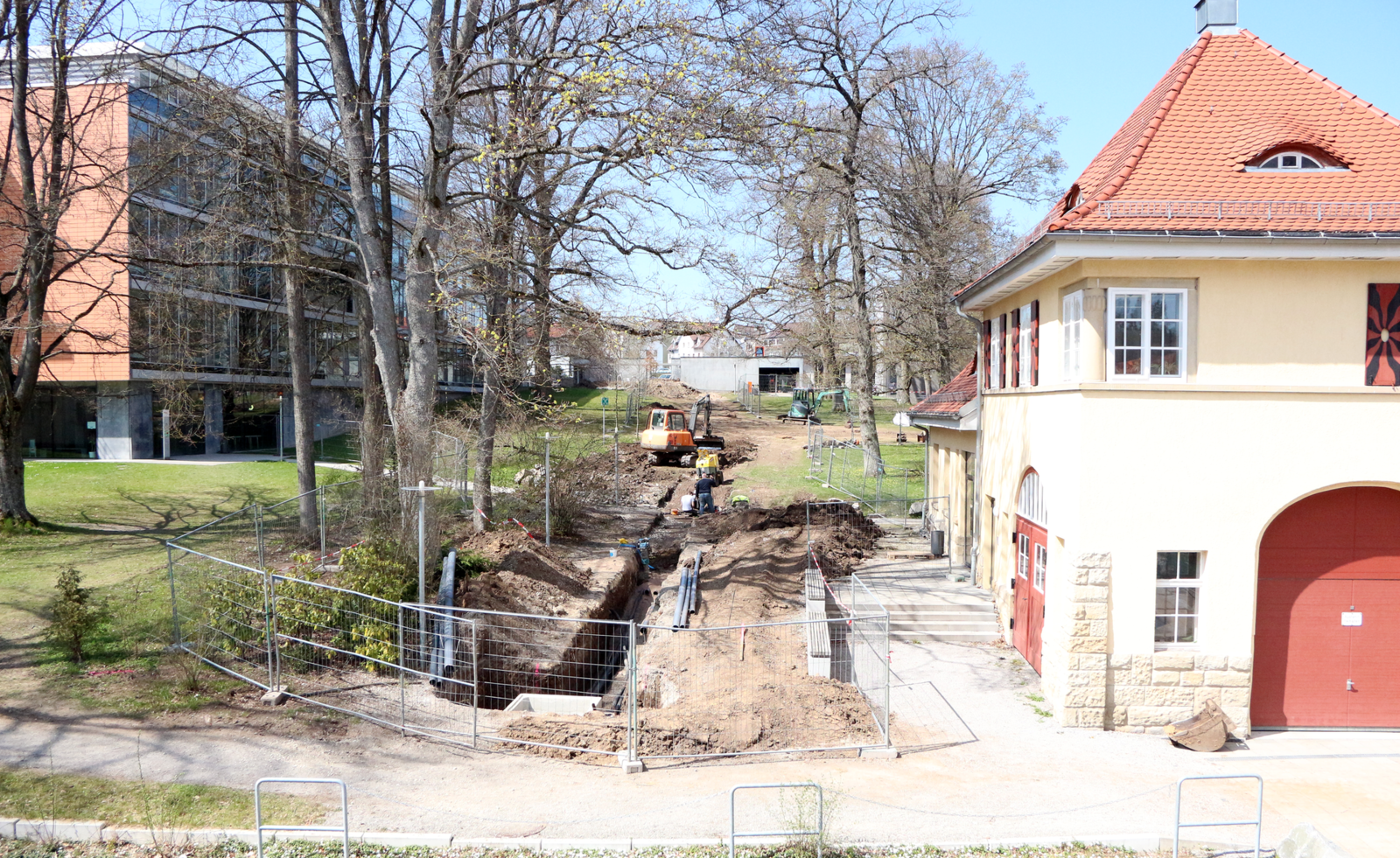 Baustelle am Campus DHBW VS (Bild: DHBW VS)