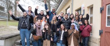 Gruppenfoto der Gaststudierende der DHBW Villingen-Schwenningen