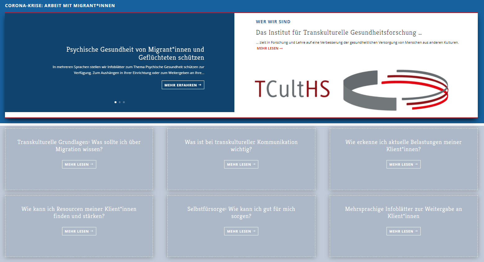 Plattform für psychosoziale Fachkräfte